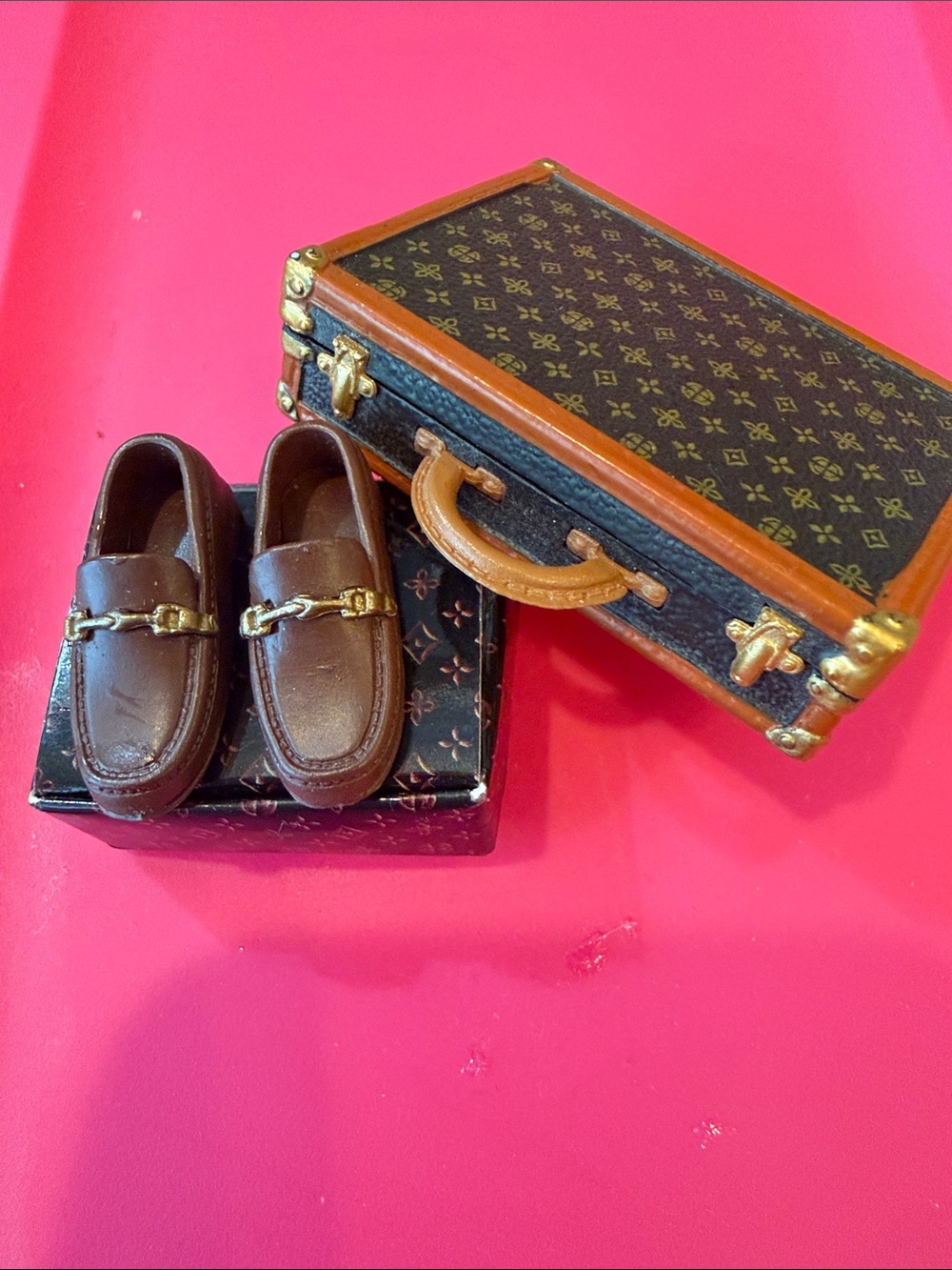 Brown Men's Leather Bit Loafers - Classic Dress Shoes Louis Vuitton miniature